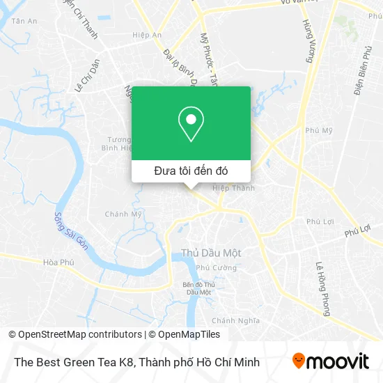 Bản đồ The Best Green Tea K8