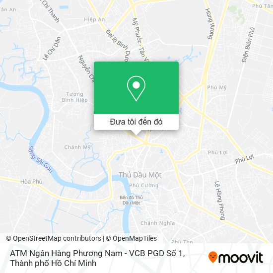 Bản đồ ATM Ngân Hàng Phương Nam - VCB PGD Số 1