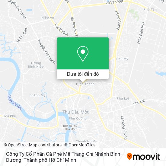 Bản đồ Công Ty Cổ Phần Cà Phê Mê Trang-Chi Nhánh Bình Dương