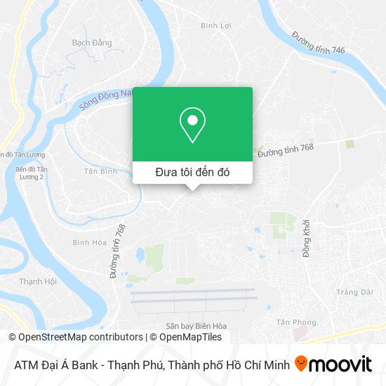 Bản đồ ATM Đại Á Bank - Thạnh Phú