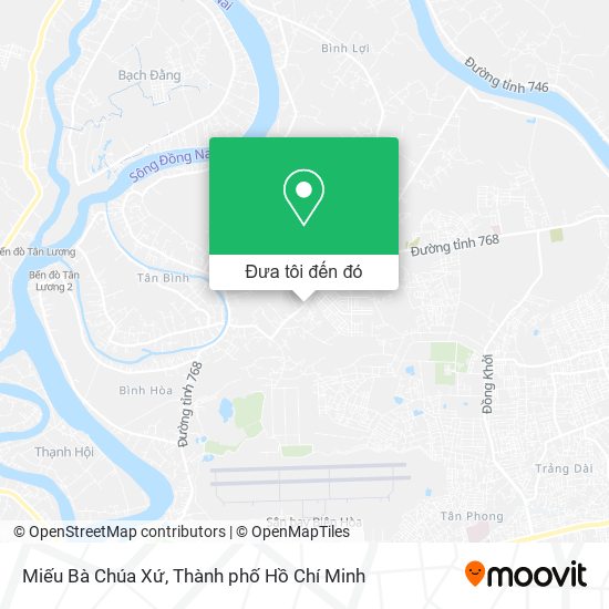Bản đồ Miếu Bà Chúa Xứ