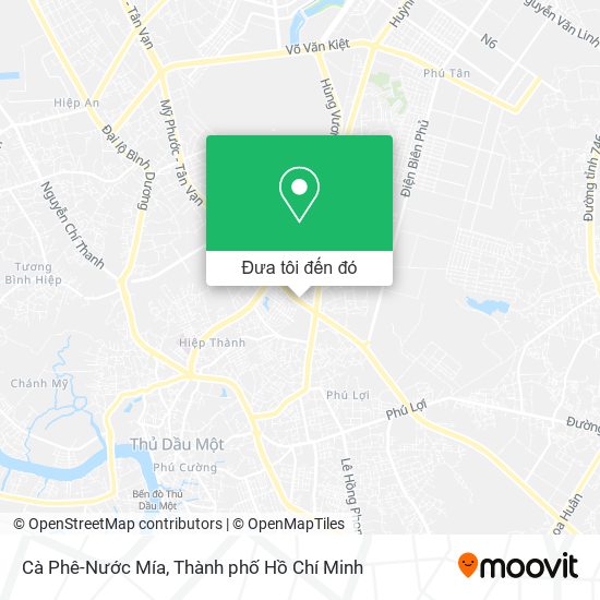 Bản đồ Cà Phê-Nước Mía