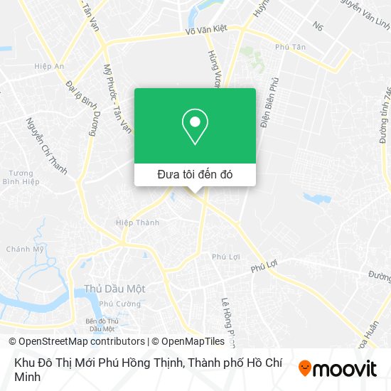 Bản đồ Khu Đô Thị Mới Phú Hồng Thịnh