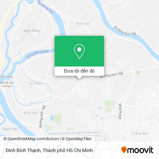 Bản đồ Đình Bình Thạnh