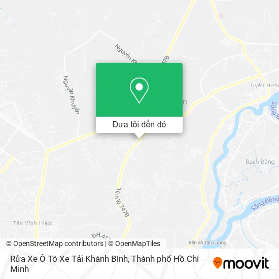 Bản đồ Rửa Xe Ô Tô Xe Tải Khánh Bình