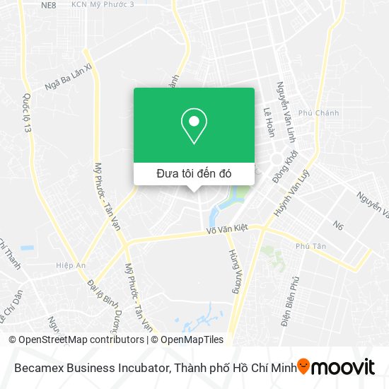 Bản đồ Becamex Business Incubator