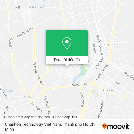 Bản đồ Chanhon Technology Việt Nam