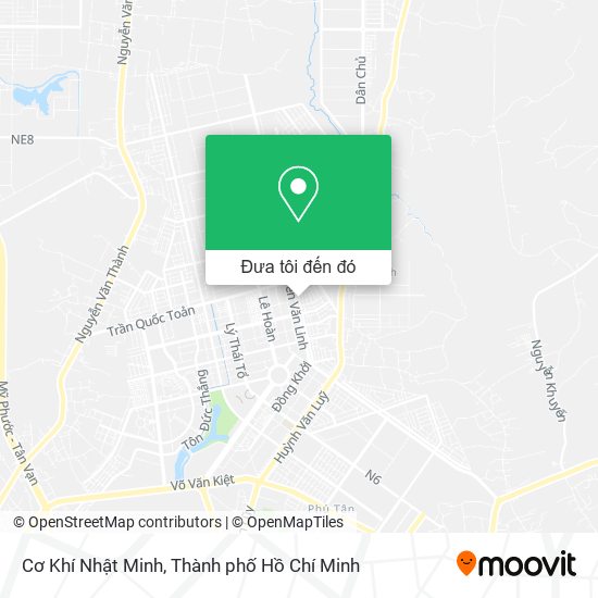 Bản đồ Cơ Khí Nhật Minh