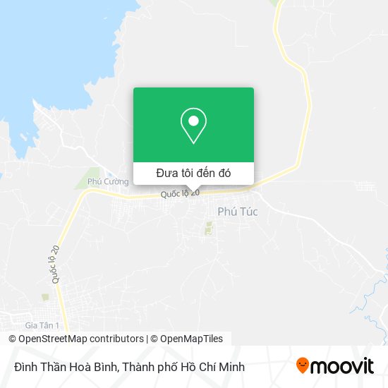 Bản đồ Đình Thần Hoà Bình