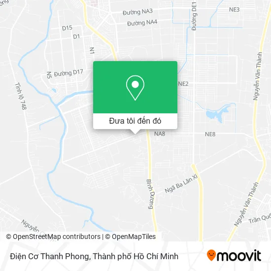 Bản đồ Điện Cơ Thanh Phong