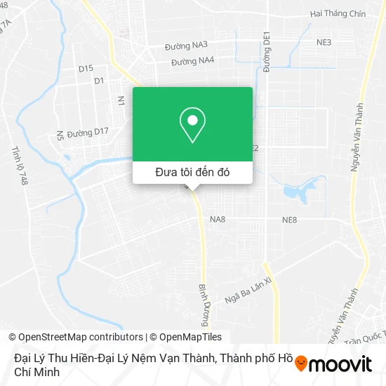 Bản đồ Đại Lý Thu Hiền-Đại Lý Nệm Vạn Thành
