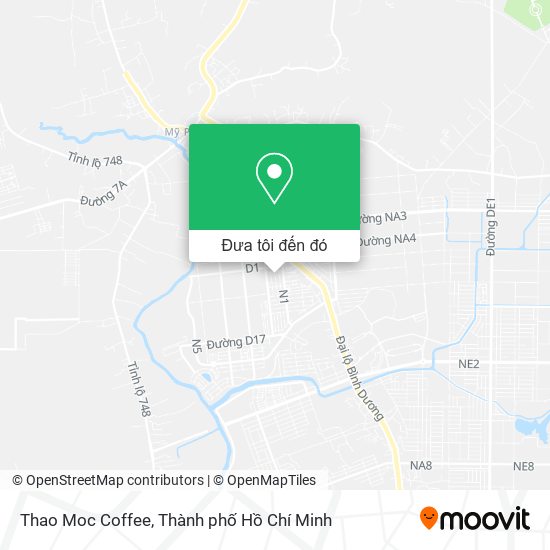 Bản đồ Thao Moc Coffee