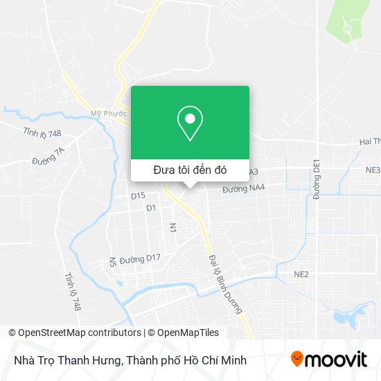 Bản đồ Nhà Trọ Thanh Hưng