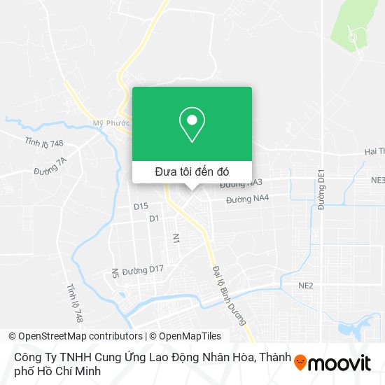 Bản đồ Công Ty TNHH Cung Ứng Lao Động Nhân Hòa