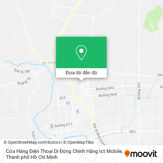 Bản đồ Cửa Hàng Điện Thoại Di Động Chính Hãng Ict Mobile