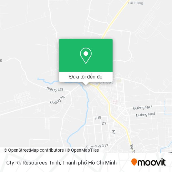 Bản đồ Cty Rk Resources Tnhh