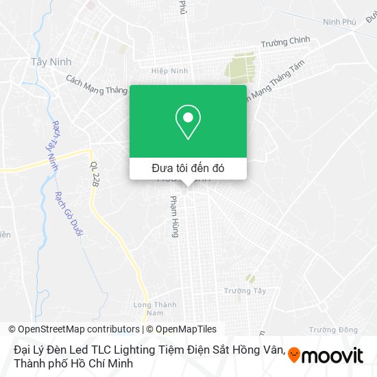 Bản đồ Đại Lý Đèn Led TLC Lighting Tiệm Điện Sắt Hồng Vân