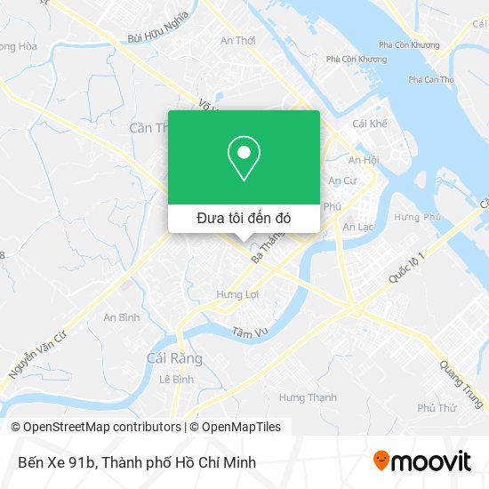 Bản đồ Bến Xe 91b