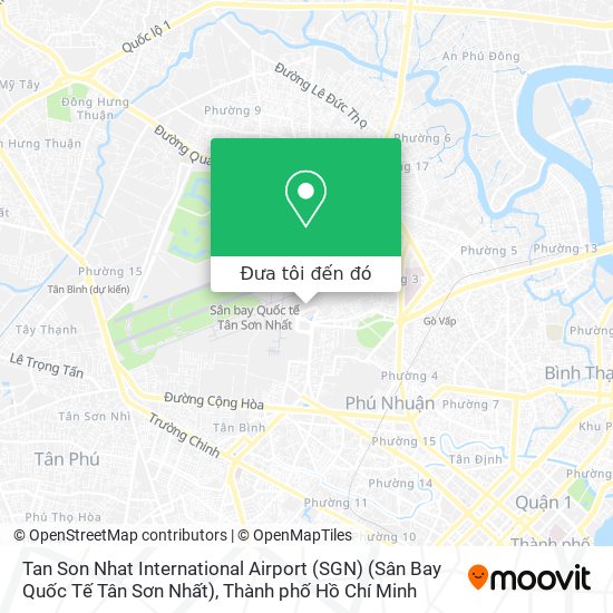 Bản đồ Tan Son Nhat International Airport (SGN) (Sân Bay Quốc Tế Tân Sơn Nhất)