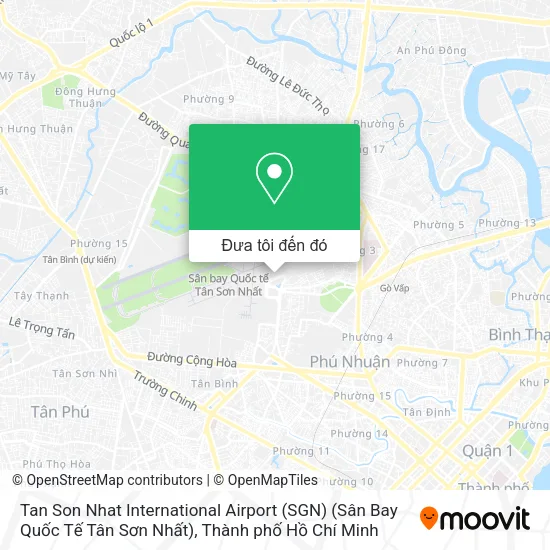 Bản đồ Tan Son Nhat International Airport (SGN) (Sân Bay Quốc Tế Tân Sơn Nhất)