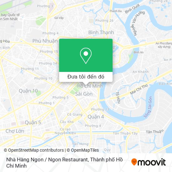Bản đồ Nhà Hàng Ngon / Ngon Restaurant