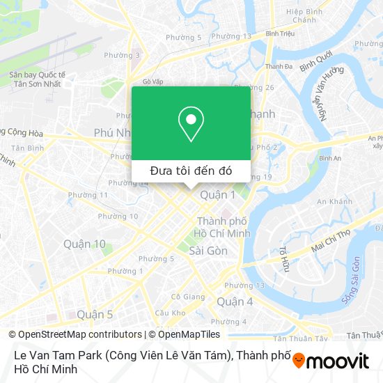 Bản đồ Le Van Tam Park (Công Viên Lê Văn Tám)