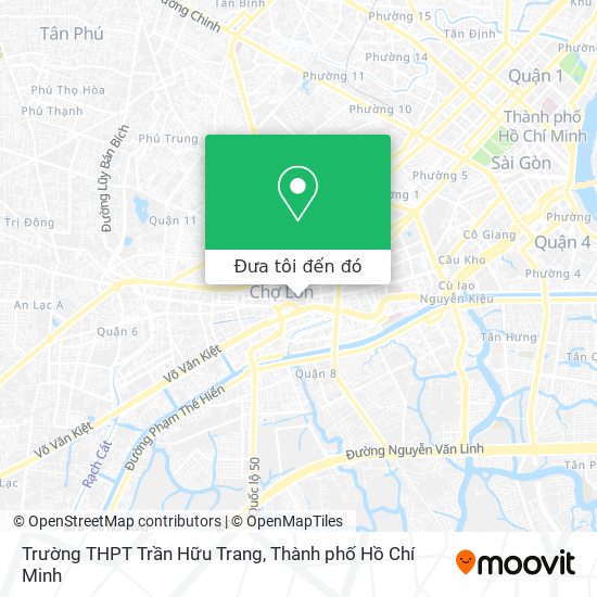 Bản đồ Trường THPT Trần Hữu Trang