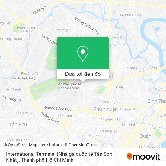 Bản đồ International Terminal (Nhà ga quốc tế Tân Sơn Nhất)