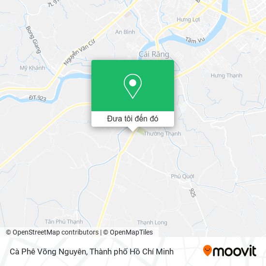 Bản đồ Cà Phê Võng Nguyên