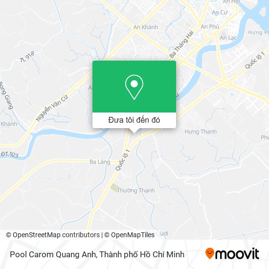 Bản đồ Pool Carom Quang Anh