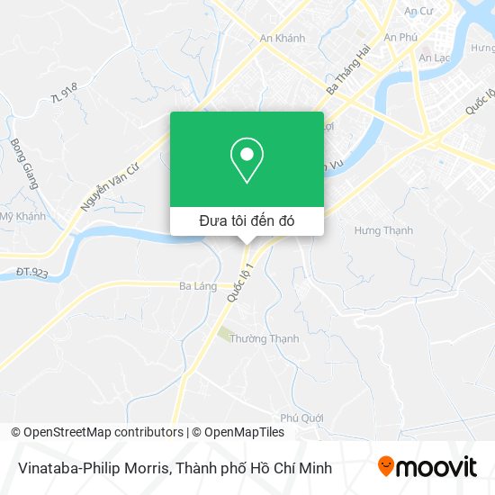 Bản đồ Vinataba-Philip Morris