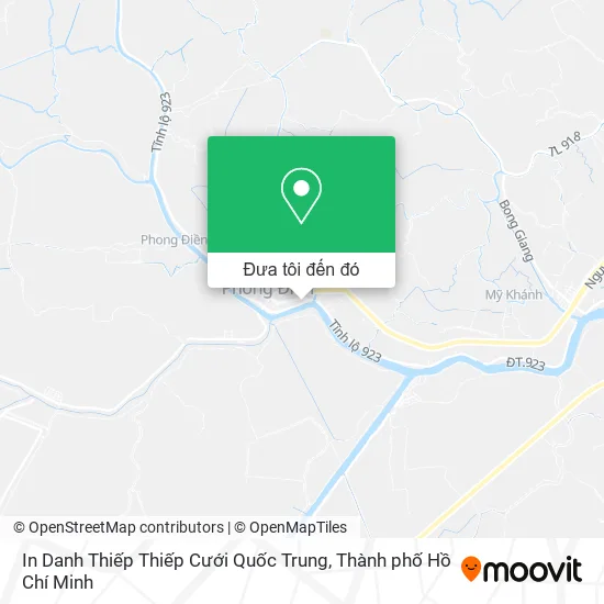 Bản đồ In Danh Thiếp Thiếp Cưới Quốc Trung