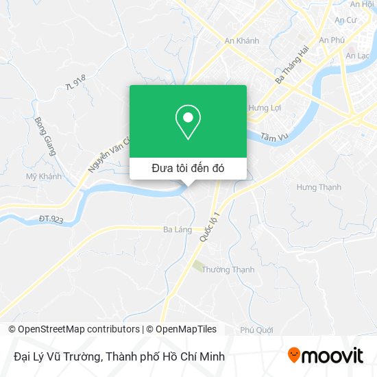 Bản đồ Đại Lý Vũ Trường