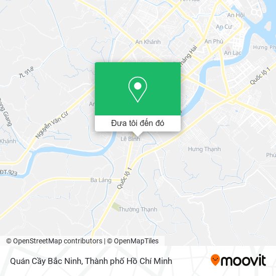 Bản đồ Quán Cầy Bắc Ninh