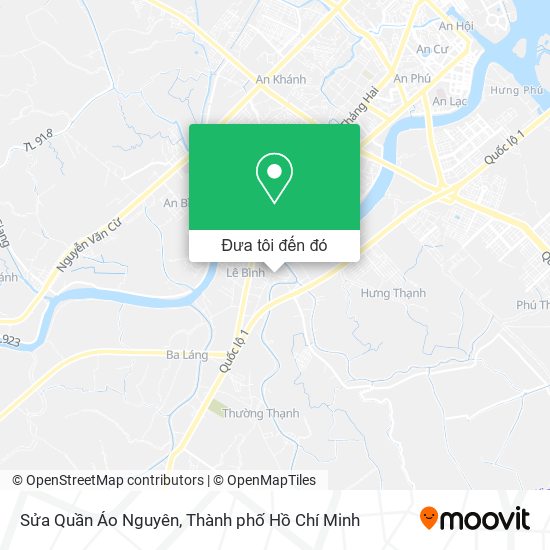 Bản đồ Sửa Quần Áo Nguyên