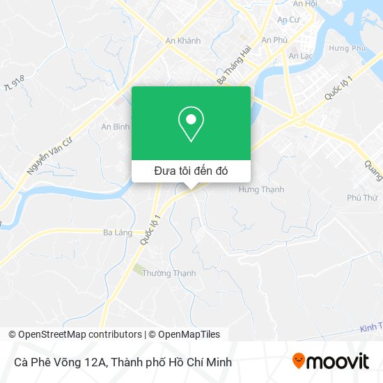 Bản đồ Cà Phê Võng 12A