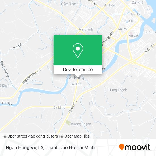 Bản đồ Ngân Hàng Việt Á