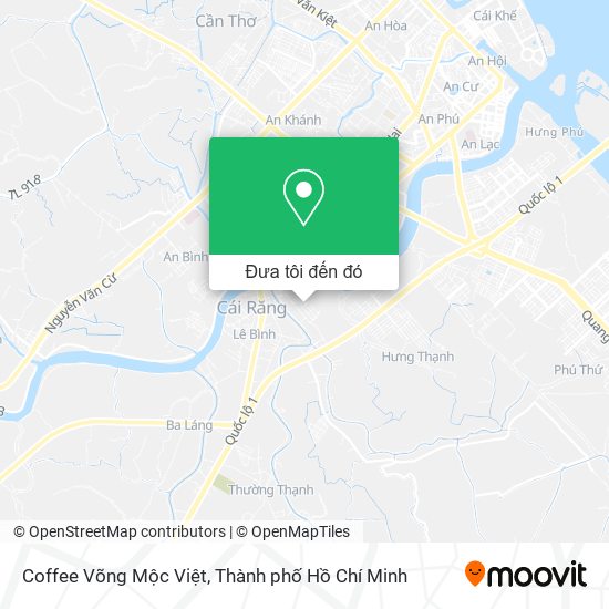 Bản đồ Coffee Võng Mộc Việt