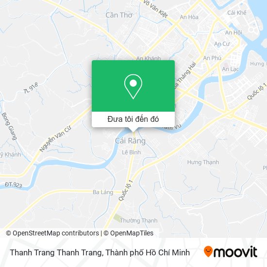 Bản đồ Thanh Trang Thanh Trang