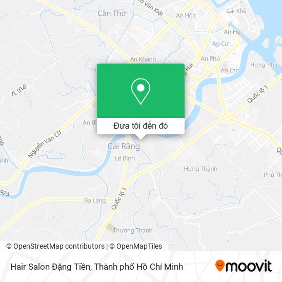 Bản đồ Hair Salon Đặng Tiền