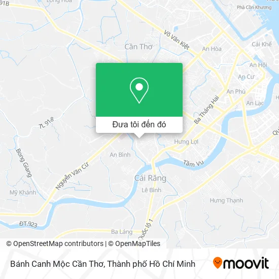Bản đồ Bánh Canh Mộc Cần Thơ