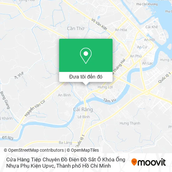 Bản đồ Cửa Hàng Tiệp Chuyên Đồ Điện Đồ Sắt Ổ Khóa Ống Nhựa Phụ Kiện Upvc