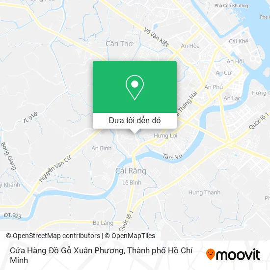 Bản đồ Cửa Hàng Đồ Gỗ Xuân Phương