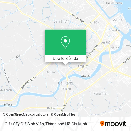 Bản đồ Giặt Sấy Giá Sinh Viên