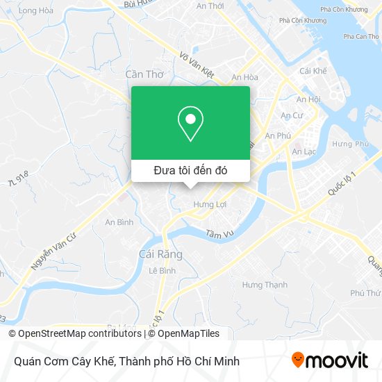Bản đồ Quán Cơm Cây Khế