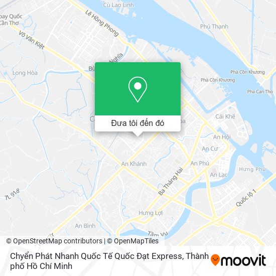 Bản đồ Chyển Phát Nhanh Quốc Tế Quốc Đạt Express