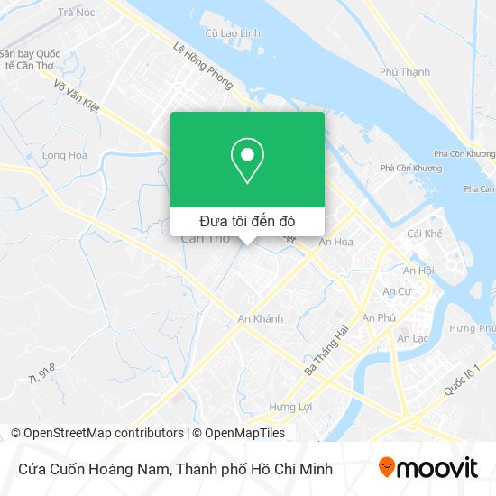 Bản đồ Cửa Cuốn Hoàng Nam