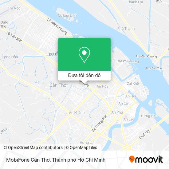 Bản đồ MobiFone Cần Thơ