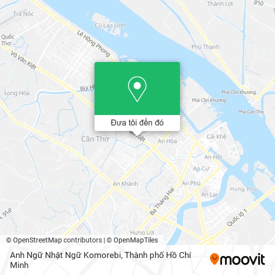Bản đồ Anh Ngữ Nhật Ngữ Komorebi