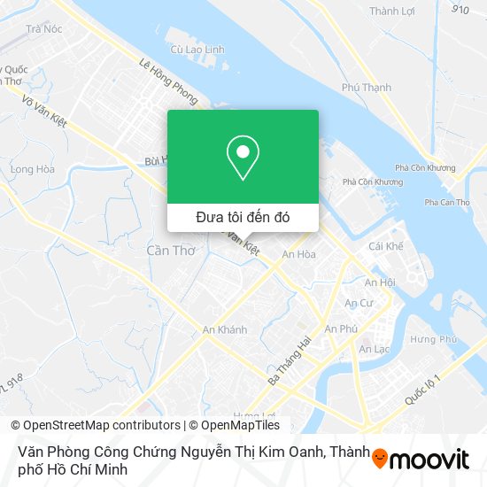 Bản đồ Văn Phòng Công Chứng Nguyễn Thị Kim Oanh